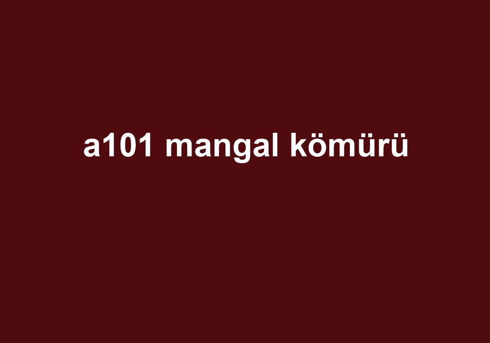 A101 Mangal Kömürü