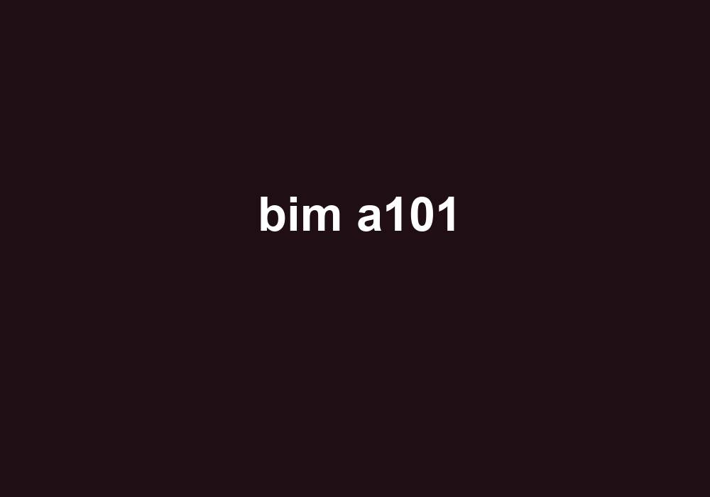 Bim A101